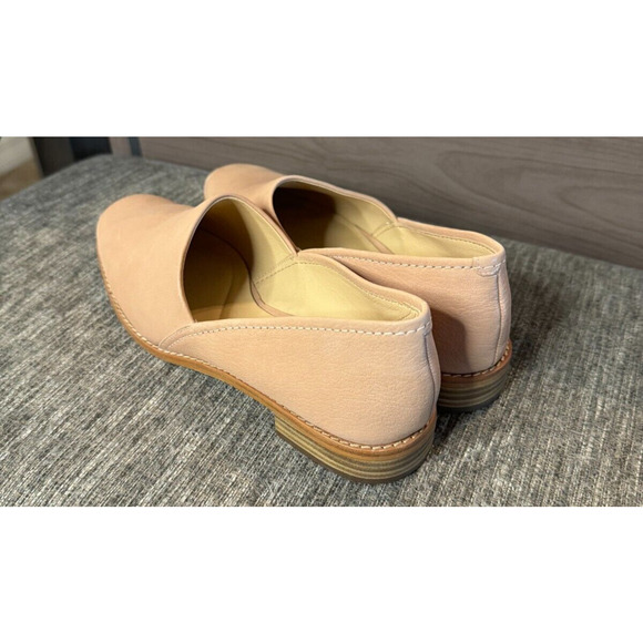 Clarks Womens Pure Easy Leather Slip On Loafers Tan 9.5 - Picture 3 of 7